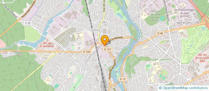 localisation de l'entreprise CENTRE AFFAIRE  GOLBEY