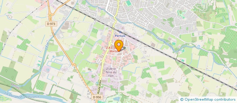 localisation de l'entreprise CENTRE AFFAIRES VAL DE DURANCE  PERTUIS
