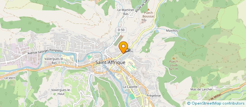 localisation de l'entreprise CENTRE AGRI CONSEIL  SAINT-AFFRIQUE