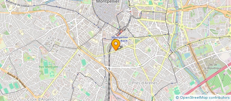 localisation de l'entreprise CENTRE AIDE FEMMES SEULES à MONTPELLIER