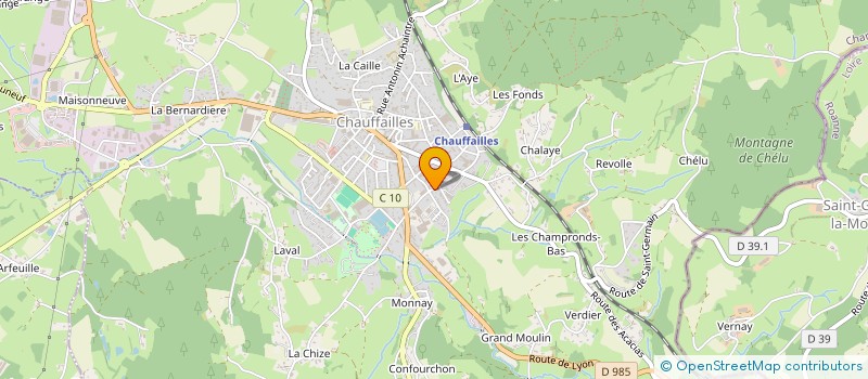 localisation de l'entreprise CENTRE AIDE PAR LE TRAVAIL OASIS à CHAUFFAILLES