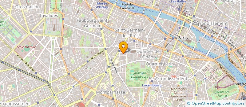localisation de l'entreprise CENTRE AIDE TRAVAIL BEAUX ARTS à PARIS