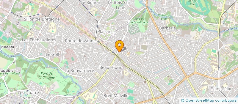 localisation de l'entreprise CENTRE AIDE VIE ASSOCIATIVE LOIRE ATL à NANTES