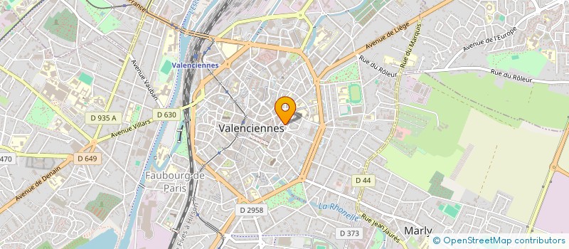 localisation de l'entreprise CENTRE ALBERT DEBEYRE  VALENCIENNES