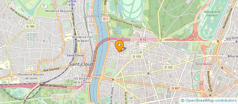 localisation de l'entreprise CENTRE ALCOOLOGIE A RIMBAUD à BOULOGNE-BILLANCOURT