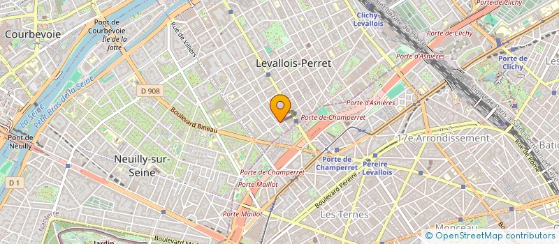 localisation de l'entreprise CENTRE ALIMENTATION VALLIER - C.A.V. à LEVALLOIS-PERRET