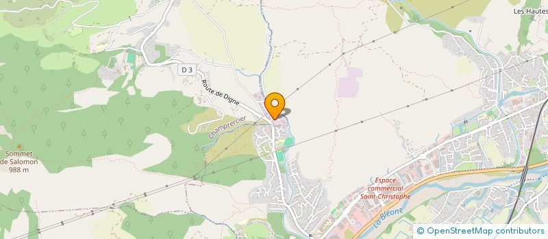 localisation de l'entreprise CENTRE ALPIN PROVENCAL ASSAINISSEMENT à CHAMPTERCIER