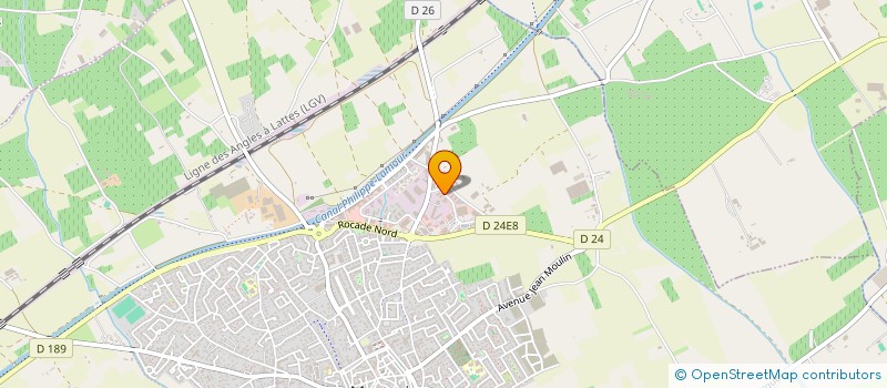 localisation de l'entreprise CENTRE AMBULANCIER  SAINT-ANDRE-DE-SANGONIS