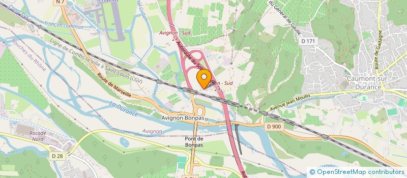 localisation de l'entreprise CENTRE AMBULANCIER 84  AVIGNON