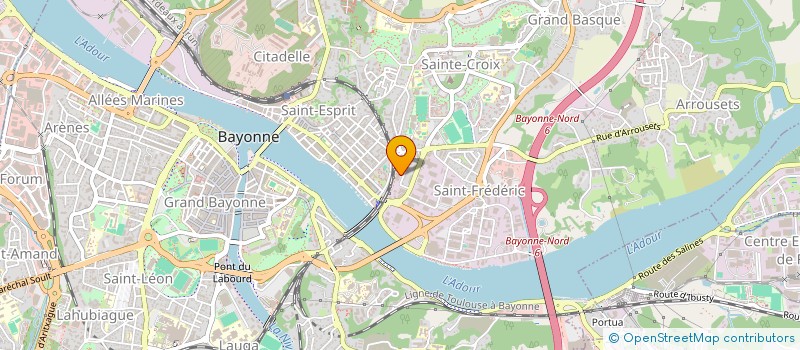 localisation de l'entreprise CENTRE AMBULANCIER BASCO LANDAIS à BIARRITZ