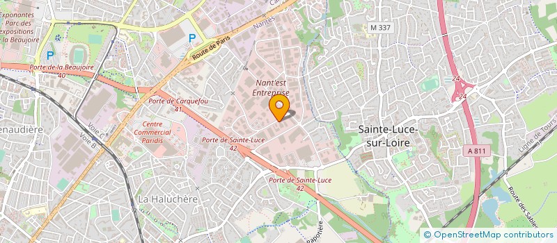 localisation de l'entreprise CENTRE AMBULANCIER NANTAIS à NANTES