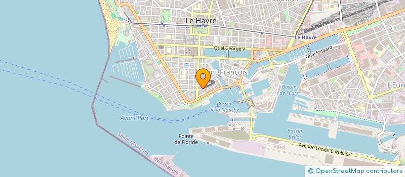 localisation de l'entreprise CENTRE AMELIORATION LOGEMENT à LE HAVRE