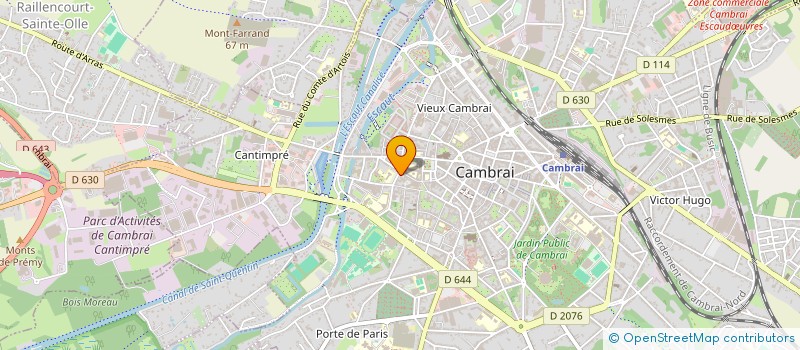 localisation de l'entreprise CENTRE AMELIORATION LOGEMENT CAMBRESIEN à CAMBRAI