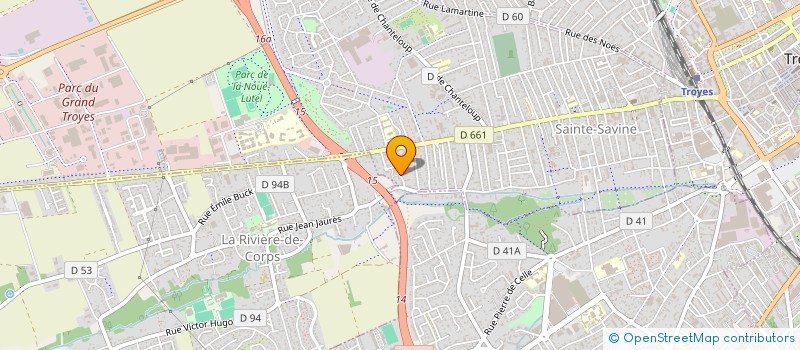 localisation de l'entreprise CENTRE ANIMATION DU PARC  SAINTE-SAVINE