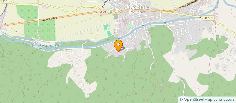 localisation de l'entreprise CENTRE ANIMATION ET LOISIRS à PEYROLLES-EN-PROVENCE