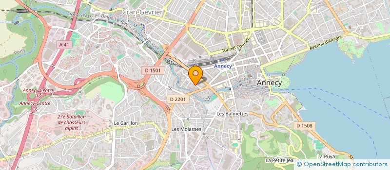 localisation de l'entreprise CENTRE ANNECIEN DE VOL LIBRE à ANNECY