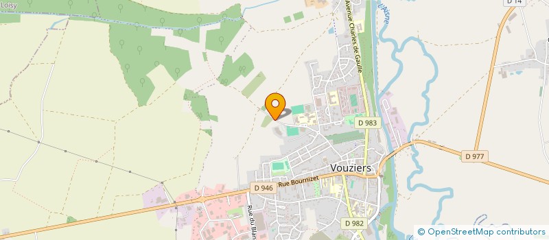 localisation de l'entreprise CENTRE AQUATIQUE ARGONA  VOUZIERS