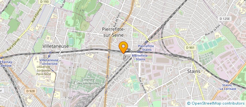 localisation de l'entreprise CENTRE AQUATIQUE DE PIERREFITTE à PIERREFITTE-SUR-SEINE