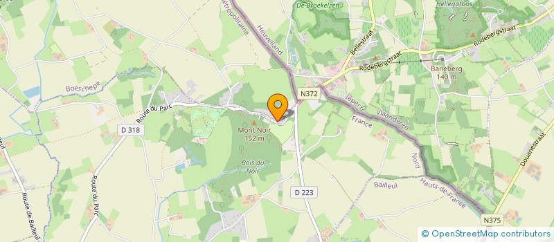 localisation de l'entreprise CENTRE AQUATIQUE DU MONT NOIR  BOESCHEPE