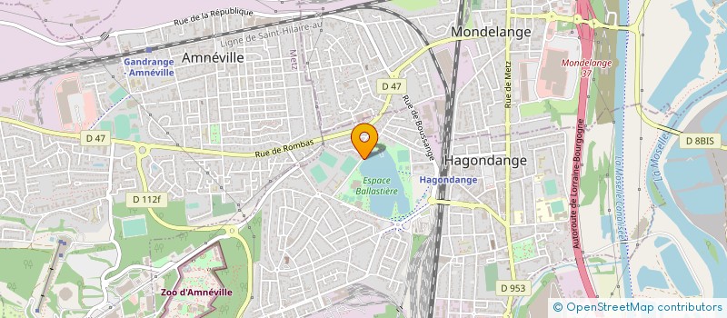 localisation de l'entreprise CENTRE AQUATIQUE HAGONDANGE  HAGONDANGE