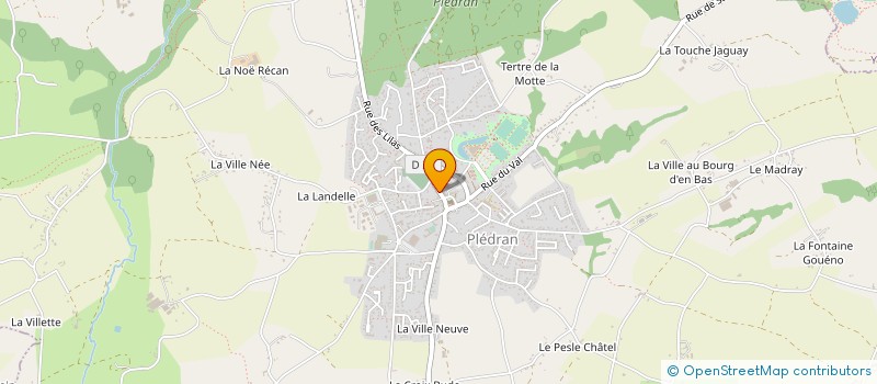 localisation de l'entreprise CENTRE ARCHEOLOGIQUE DE PLEDRAN à PLEDRAN