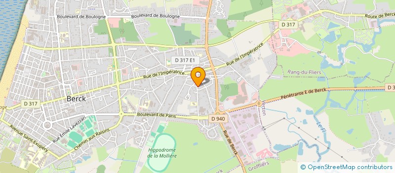 localisation de l'entreprise CENTRE ART DU MOUVEMENT à BERCK