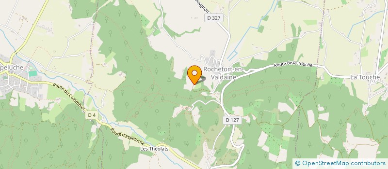 localisation de l'entreprise CENTRE ART ET ANIMATION RAYMOND DU PUY  LE POET-LAVAL