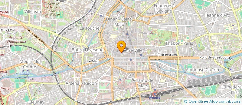 localisation de l'entreprise CENTRE ART POLYPHONIQUE BRETAGNE  RENNES