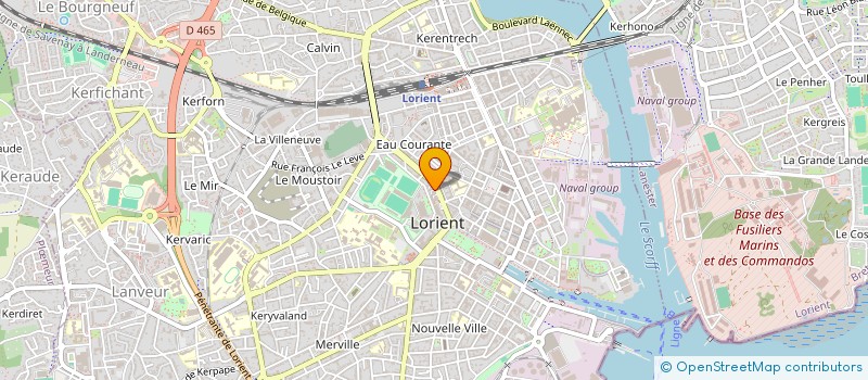 localisation de l'entreprise CENTRE ASIE à LORIENT