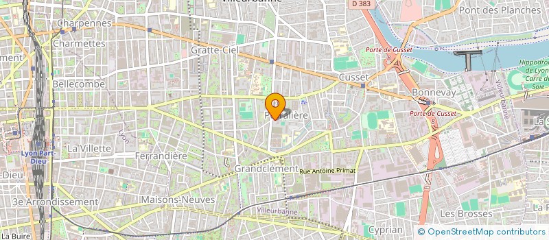 localisation de l'entreprise CENTRE ASSISTANCE MEDICALISEE A DOMICILE à VILLEURBANNE