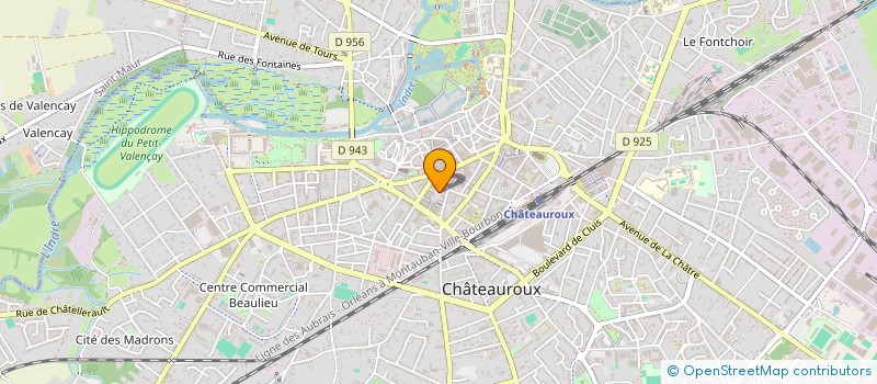 localisation de l'entreprise CENTRE ASSISTANCE RECOUVREMENT à CHATEAUROUX