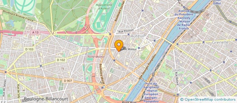 localisation de l'entreprise CENTRE ATCA LASER ANTI TABAC  PARIS