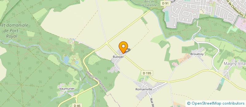 localisation de l'entreprise CENTRE ATHENA à MAGNY-LES-HAMEAUX