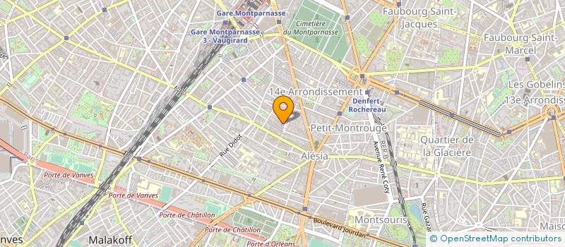 localisation de l'entreprise CENTRE AUGUSTIN GROSSELIN  PARIS