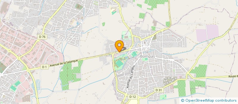 localisation de l'entreprise CENTRE AUTO 430  BOMPAS