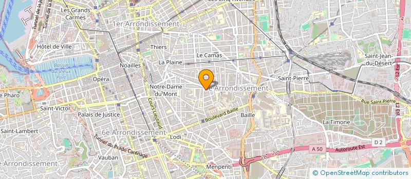 localisation de l'entreprise CENTRE AUTO DE LA CONCEPTION à MARSEILLE