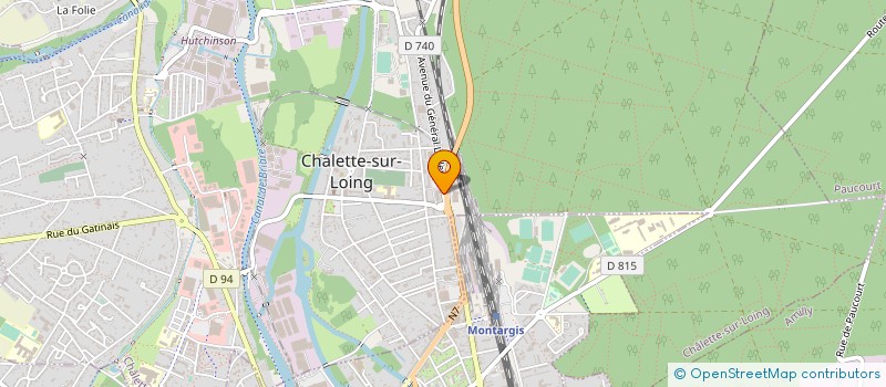 localisation de l'entreprise CENTRE AUTO DRIVE à CHALETTE-SUR-LOING