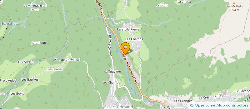 localisation de l'entreprise CENTRE AUTO DU MONT BLANC  SAINT-JEAN-D'AULPS