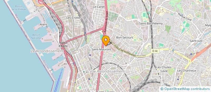 localisation de l'entreprise CENTRE AUTO EMS OU CENTRE AUTO ELECTRICITE  MECANIQUE SYSTEME  MARSEILLE