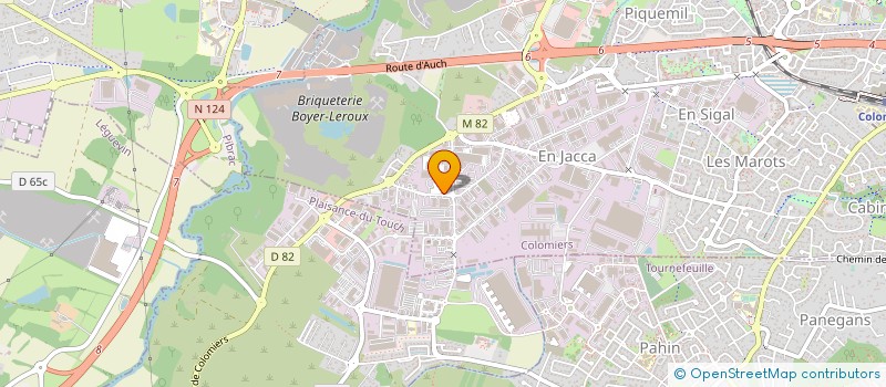 localisation de l'entreprise CENTRE AUTO FRANCK AUTO à COLOMIERS