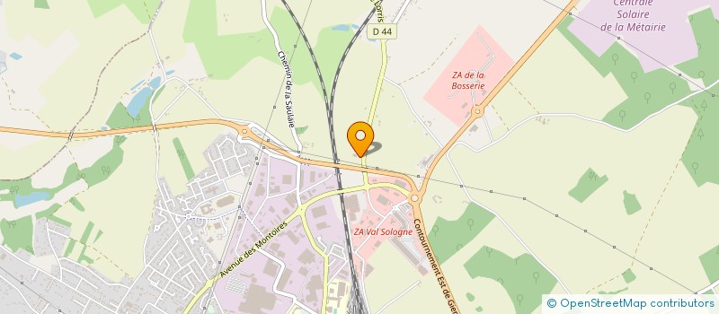 localisation de l'entreprise CENTRE AUTO GIEN à GIEN