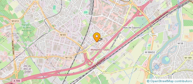 localisation de l'entreprise CENTRE AUTO LATTES  LATTES