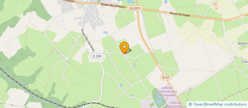 localisation de l'entreprise CENTRE AUTO LOISIRS à CHAMBLET