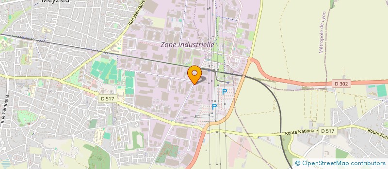localisation de l'entreprise CENTRE AUTO MEYZIEU à MEYZIEU