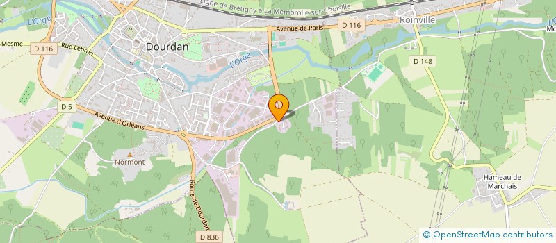 localisation de l'entreprise CENTRE AUTO MOTO à DOURDAN