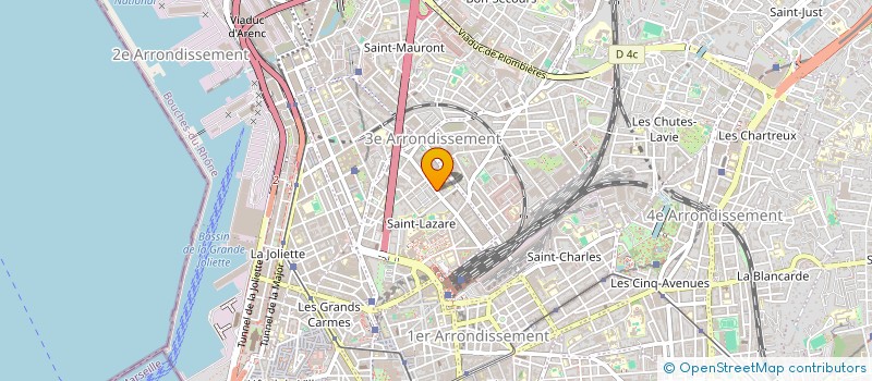 localisation de l'entreprise CENTRE AUTO NATIONAL à MARSEILLE
