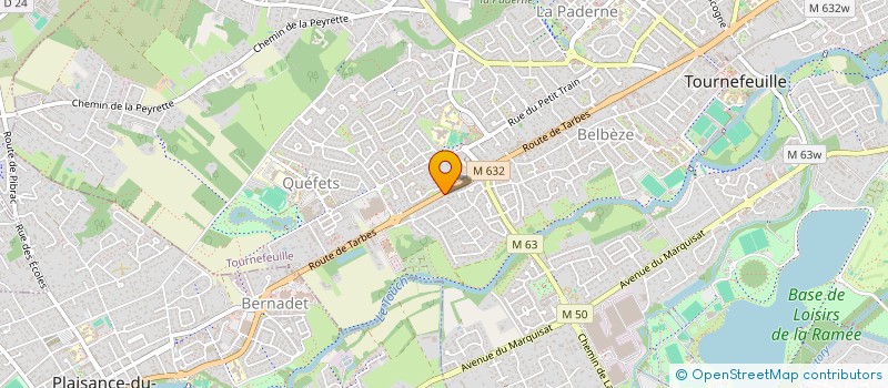 localisation de l'entreprise CENTRE AUTO PHILIPPE  TOURNEFEUILLE