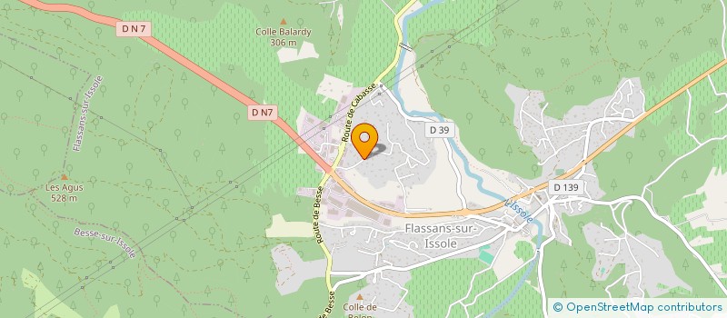 localisation de l'entreprise CENTRE AUTO PIECES à FLASSANS-SUR-ISSOLE