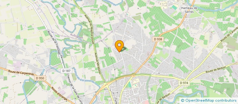 localisation de l'entreprise CENTRE AUTO PROVENCE  MONTEUX