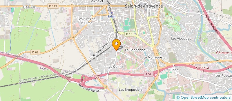 localisation de l'entreprise CENTRE AUTO RENOVATION à SALON-DE-PROVENCE